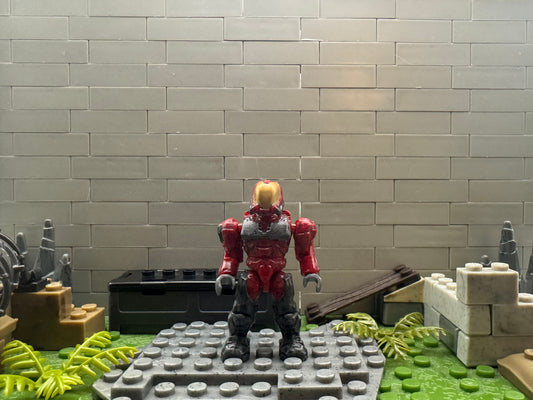 Old Articulation Red Flame Marine