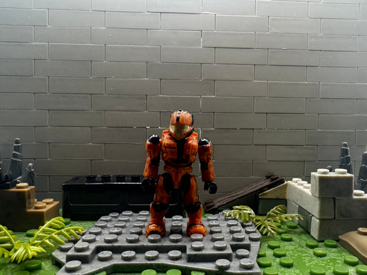 Old Articulation Orange Spartan CQB