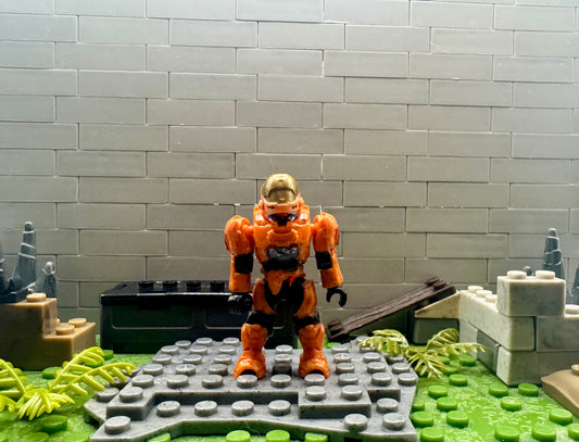 Old Articulation Orange Spartan EVA