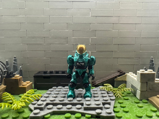 Old Articulation Metallic Teal Spartan EVA